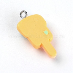 Pendentifs en résine&nbsp;RESI-WH0024-80