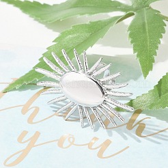 Кольца-манжеты Sun Open из нержавеющей стали 304 с защитой от потускнения RJEW-M047-02P