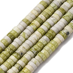 Природного нефрита нитей бисера&nbsp;G-L624-I14-3x6mm