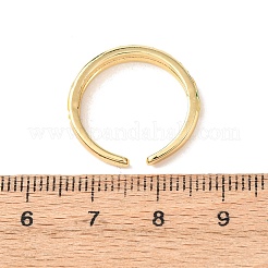 Латунные эмалированные манжеты с открытыми кольцами&nbsp;RJEW-P183-08G-M