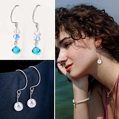 100 шт. крючки для сережек из нержавеющей стали 304 и 100 шт. соединительных колец&nbsp;DIY-DC0001-37