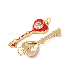 Латунные микро проложить кубического циркония подвески&nbsp;KK-C143-29G