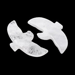 Большие резные подвески из натурального кварцевого кристалла&nbsp;G-A288-01J