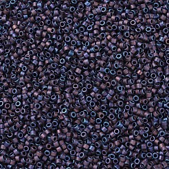 MIYUKIデリカビーズ  シリンダー  日本製シードビーズ  11/0  （db0323)マットメタリックカッパーレインボーアイリス  1.3x1.6mm  穴：0.8mm  約2000PCS /ボトル  10 G /ボトル&nbsp;SEED-JP0008-DB0323