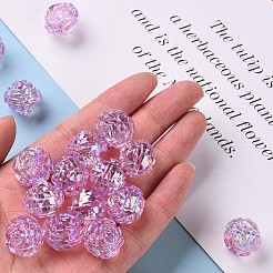 Прозрачные акриловые бусины X-TACR-S154-31C-935