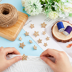 30 шт. 3 стильные пуговицы из сплава FIND-FH0006-17KCG