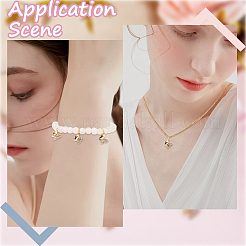 10шт латунные подвески из кубического циркония с микро-паве&nbsp;FIND-BBC0002-85