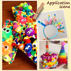 3 комплект полиэстеровых шариков для украшения&nbsp;DIY-SC0031-26G