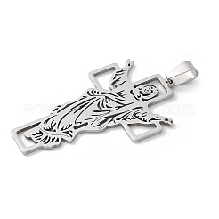 201 большой кулон из нержавеющей стали STAS-S157-26P