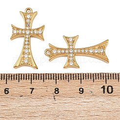 Colgantes de circonita cúbica micropavé de acero inoxidable 304&nbsp;STAS-A132-04A-G