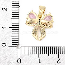 Латунные микро проложить кубического циркония подвески KK-C141-08G