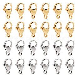 100 шт. набор из 2-х цветных карабинов из нержавеющей стали 304&nbsp;STAS-YS0001-26A