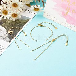 Ручная работа 304 нержавеющая сталь спутниковые цепи браслеты изготовление аксессуаров&nbsp;X-AJEW-JB01024