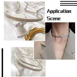 4 ярд двухцветных цепочек со стразами FIND-CD0001-17