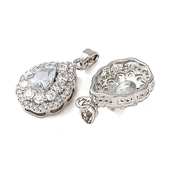 Латунные микро проложить кубического циркония подвески&nbsp;KK-Z141-02P-01