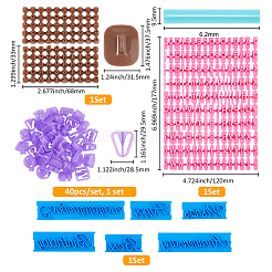 4 набор из 4-х видов пластиковых штампов для печенья с буквами pp и пластиковыми формами&nbsp;DIY-FH0007-65