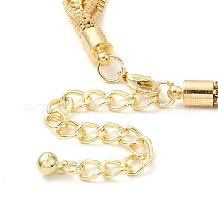 Collier lariat à chaînes en laiton&nbsp;NJEW-P289-09G
