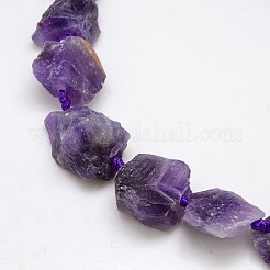 Pietra preziosa naturale perline di ametista fili&nbsp;G-L159-B-06C