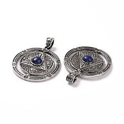 Природный лазурит подвески G-L524-05AS-06