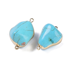 Charm con connettore turchese sintetico&nbsp;KK-F868-31G