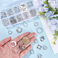 100шт. 10 набора оправ для бусин из сплава в тибетском стиле TIBE-SP0001-16B