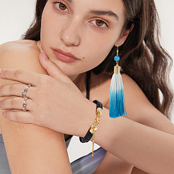 48 шт. 6-х размеров латунные наконечники для шнура FIND-BC0005-46