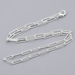 Fabrication de collier de chaîne trombone ovale ronde&nbsp;MAK-S072-04A-S