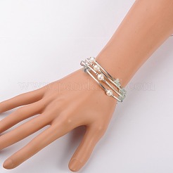 Bracciali ordito di chip gemma&nbsp;BJEW-JB01518