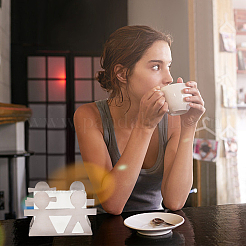 Салфетница из нержавеющей стали 304 DJEW-GF0001-15