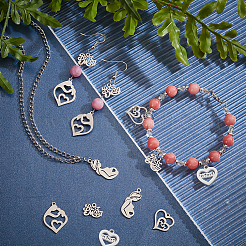 20 шт. 5 подвески ко Дню матери из нержавеющей стали 201 и нержавеющей стали 304 STAS-PH0003-97