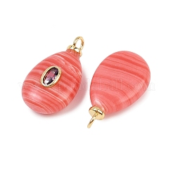 Синтетические подвески из родохрозита&nbsp;KK-B157-42D-05