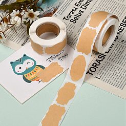 Selbstklebende Etikettenetiketten aus Kraftpapier&nbsp;DIY-WH0148-19