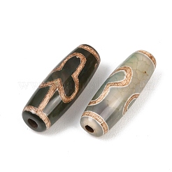 Abalorios de Dzi de estilo tibetano&nbsp;TDZI-E004-48