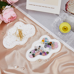 2шт 2-х цветная пластина для украшений из гипса DJEW-DC0001-04