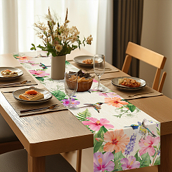 Tischdecke aus Polyester&nbsp;HOUS-WH0002-002