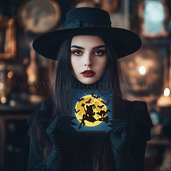 Stanzschablonen aus Kohlenstoffstahl mit Hexentag-Motiv&nbsp;DIY-WH0309-3614