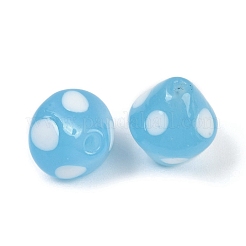 Perles vernissées manuelles&nbsp;LAMP-H069-02E
