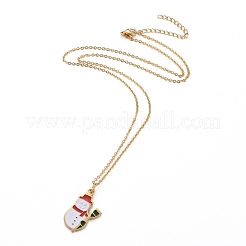 Colliers pendentifs en acier inoxydable 304 avec placage ionique (IP)&nbsp;NJEW-Z008-03G