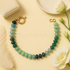 2шт. браслеты из натуральных смешанных драгоценных камней с бусинами&nbsp;BJEW-HY0002-03B