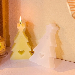Diyのシリコーンキャンドル型  キャンドル作り用  クリスマスツリー  13.3x7.2x2.6cm