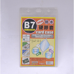 Plastic Badge Card Holders, Clear, 155x100mm, inner measure: 135x90mm
