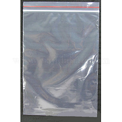 Plastic Zip Lock Bags, Resealable Packaging Bags, Top Seal, Self Seal Bag, Rectangle, 7x10cm, Unilateral Thickness: 1.2 Mil(0.03mm)