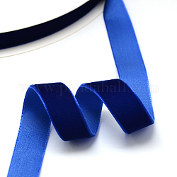 Ruban de velours simple face de 1/8 pouce, bleu foncé, 1/8 pouce (3.2 mm), environ 200yards / rouleau (182.88m / rouleau)
