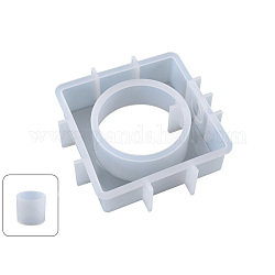 Plant Propagation Station Silicone Molds, Resin Casting Molds, UV Resin & Epoxy Resin Jewelry Making, White, 138x138x37mm, Hole: 84mm, Inner Diameter: 110x110mm, Pipe Size:190x210mm, Inner Diameter: 150mm.