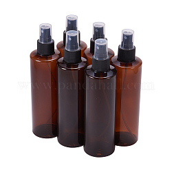 Botella de spray portátil de plástico para mascotas benecreat, bomba de niebla recargable, atomizador de perfume, marrón, 187x50mm