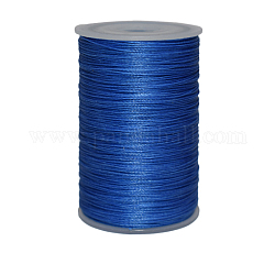 Gewachsten Polyester-Schnur, Einlagig, königsblau, 6 mm, ca. 0.55 Yard (38.27m)/Rolle