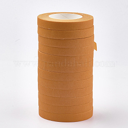 Rouleau de papier froissé, pour la décoration de fête, orange foncé, 12mm, environ 30 yards / rouleau, 12 rouleaux / groupe
