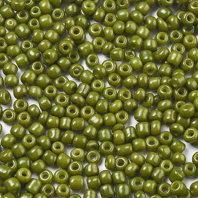 Выпечка краска стеклянные бусины SEED-S002-K9-1