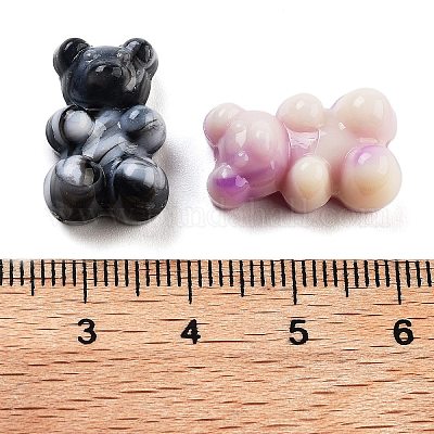 Непрозрачная акриловая бусина OACR-S136-03-1