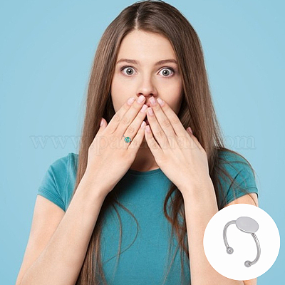 30 шт. регулируемые кольца для пальцев из нержавеющей стали 304 STAS-UN0059-79A-1